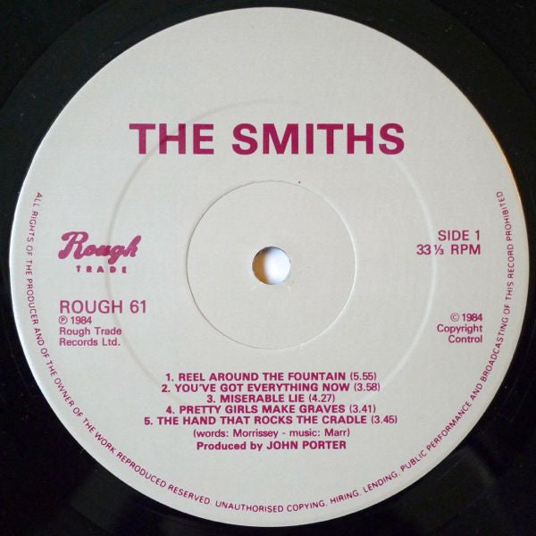 The Smiths : The Smiths (LP, Album, Cur)
