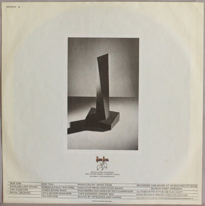 Led Zeppelin : Presence (LP, Album, RP, Gat)