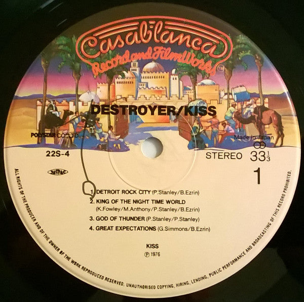 Kiss : Destroyer (LP, Album, RE)