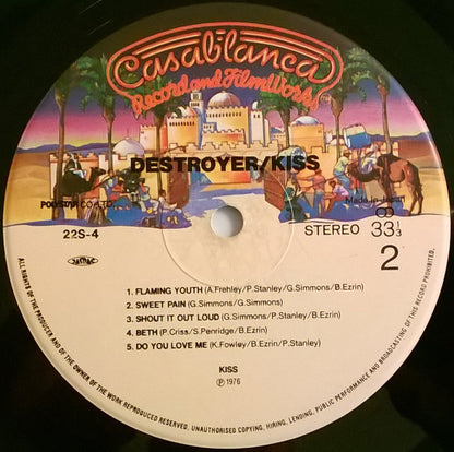 Kiss : Destroyer (LP, Album, RE)