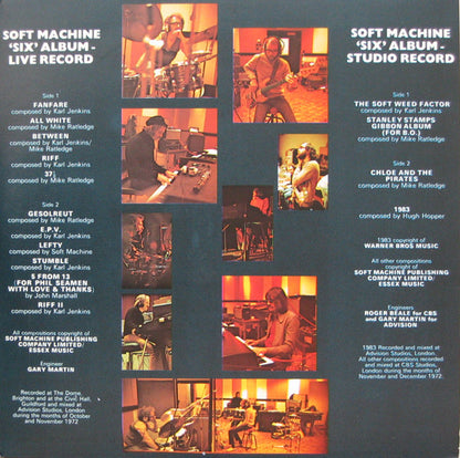 Soft Machine : Six (2xLP, Album)