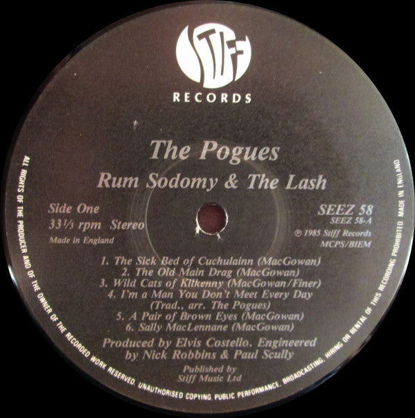 The Pogues : Rum Sodomy & The Lash (LP, Album)