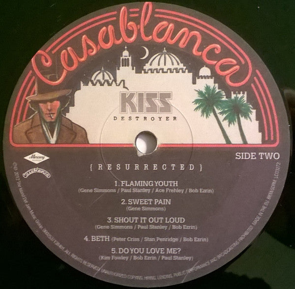 Kiss : Destroyer (Resurrected) (LP, Album, RE, Rem)