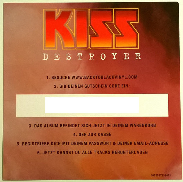 Kiss : Destroyer (Resurrected) (LP, Album, RE, Rem)