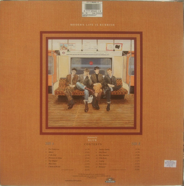 Blur : Modern Life Is Rubbish (LP, Album)