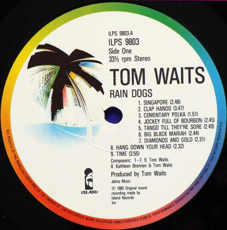 Tom Waits : Rain Dogs (LP, Album)