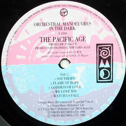 Orchestral Manoeuvres In The Dark : The Pacific Age (LP, Album)