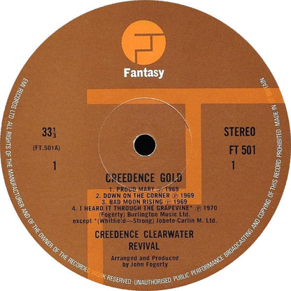 Creedence Clearwater Revival : Creedence Gold (LP, Comp)