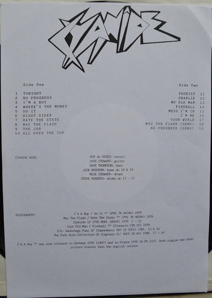 Cyanide (7) : Cyanide (LP, RE, Unofficial)