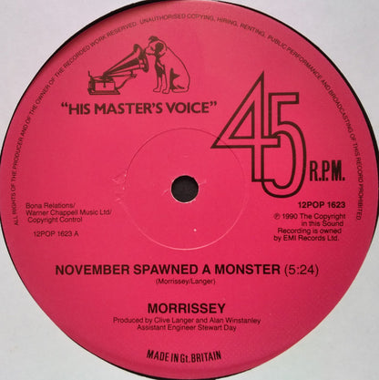 Morrissey : November Spawned A Monster (12", Single)