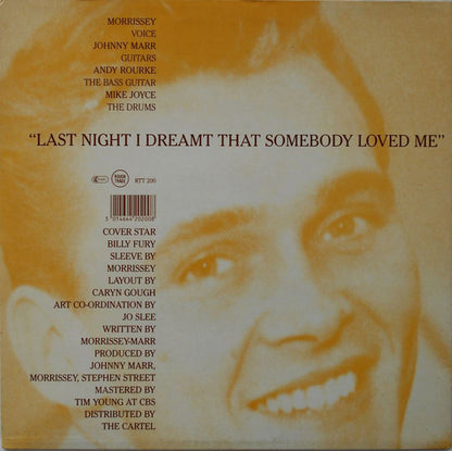 The Smiths : Last Night I Dreamt That Somebody Loved Me (12", Single, CBS)