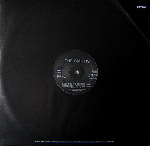 The Smiths : Last Night I Dreamt That Somebody Loved Me (12", Single, CBS)