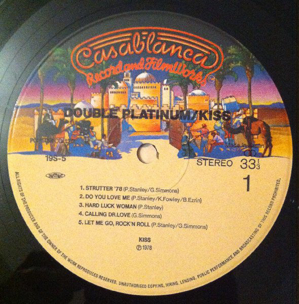 Kiss : Double Platinum (2xLP, Comp, RE, Gat)
