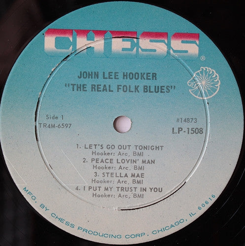 John Lee Hooker : The Real Folk Blues (LP, Album, Mono)