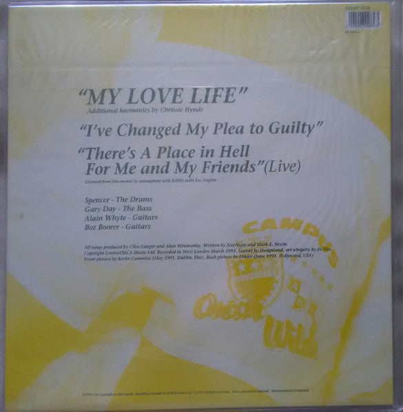 Morrissey : My Love Life (12", Single)