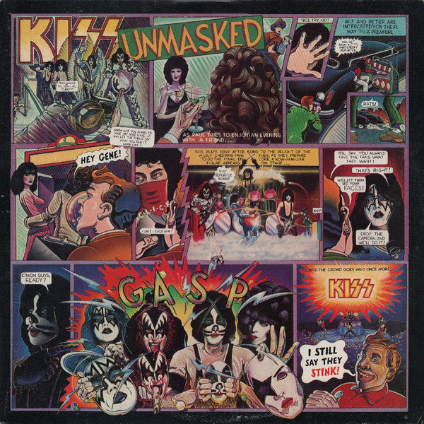 Kiss : Unmasked (LP, Album, Promo, PRC)
