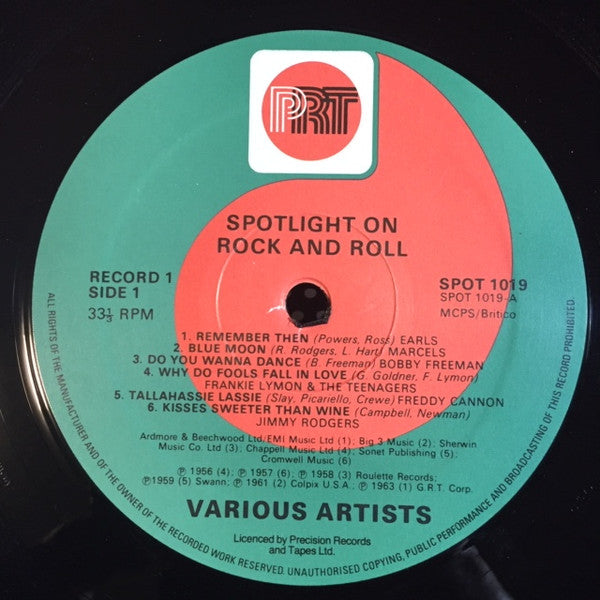 Various : Spotlight On Rock 'N' Roll (2xLP, Comp)