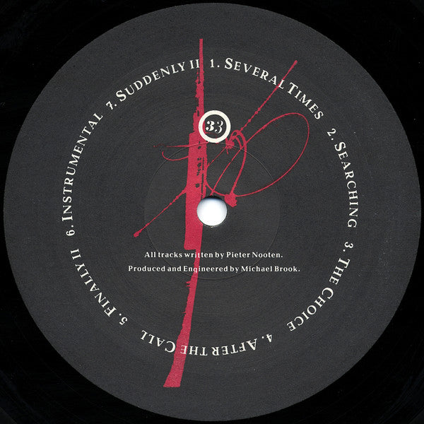 Pieter Nooten • Michael Brook : Sleeps With The Fishes (LP, Album)