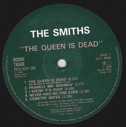 The Smiths : The Queen Is Dead (LP, Album, EMI)