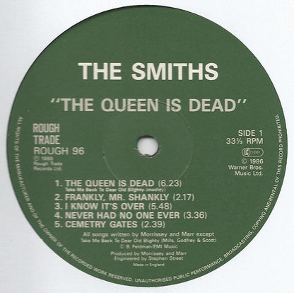The Smiths : The Queen Is Dead (LP, Album, EMI)