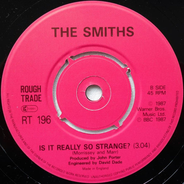 The Smiths : Sheila Take A Bow (7", Single, EMI)