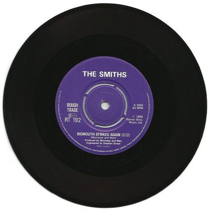 Smiths* : Bigmouth Strikes Again (7", Single, EMI)