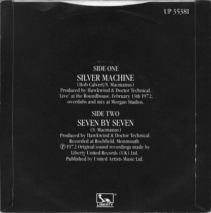 Hawkwind : Silver Machine (7", Single, RE)