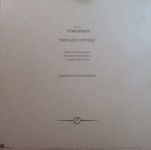 Joy Division : Atmosphere (12", Single)