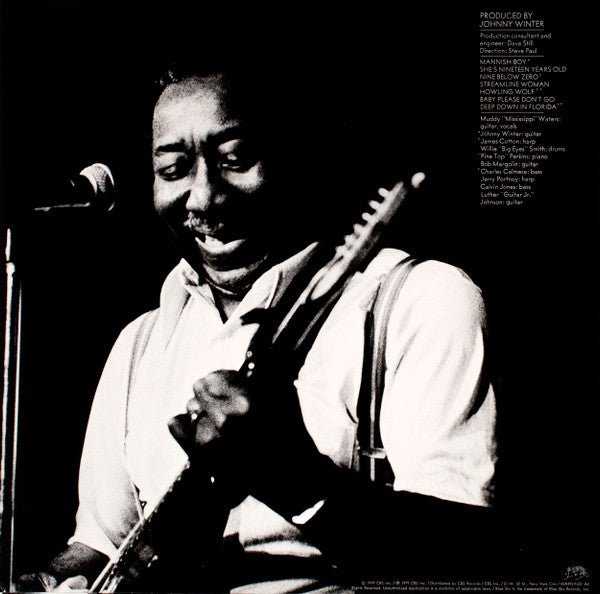 Muddy Waters : Muddy "Mississippi" Waters Live (LP, RE)