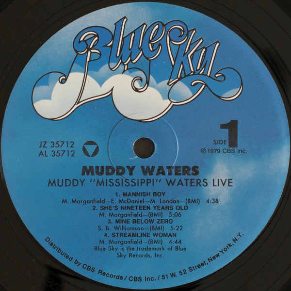 Muddy Waters : Muddy "Mississippi" Waters Live (LP, RE)