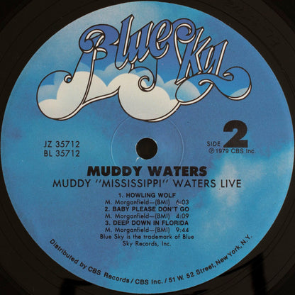 Muddy Waters : Muddy "Mississippi" Waters Live (LP, RE)