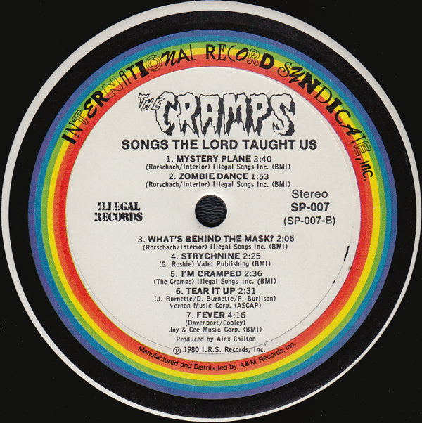 The Cramps : Songs The Lord Taught Us (LP, Album, RP, Ter)