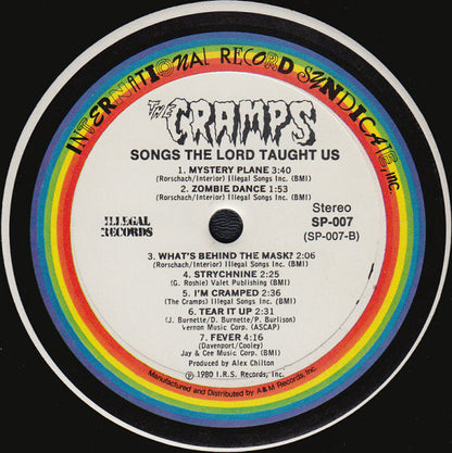 The Cramps : Songs The Lord Taught Us (LP, Album, RP, Ter)