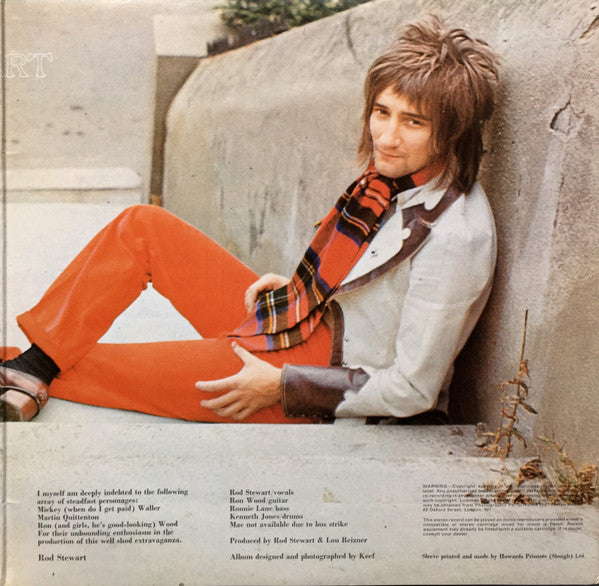 Rod Stewart : Gasoline Alley (LP, Album, RP, Non)