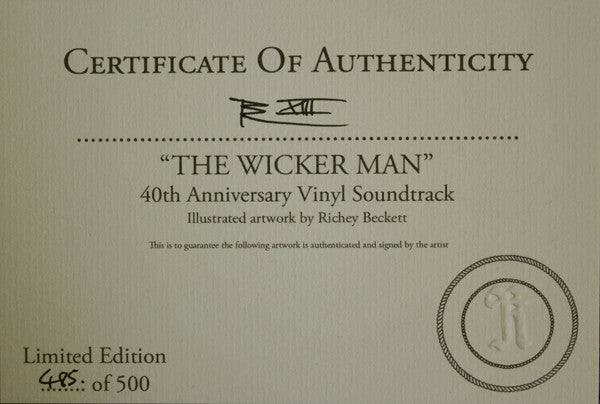 Paul Giovanni, Gary Carpenter : The Wicker Man  (LP, Album, Ltd, Num)
