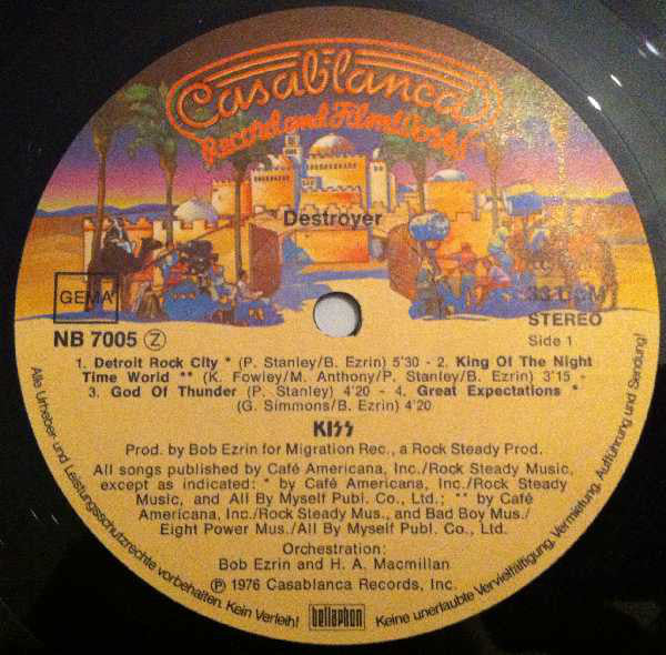 Kiss : Destroyer (LP, Album)