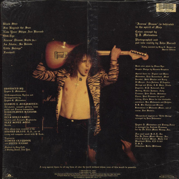 Yngwie J. Malmsteen* : Rising Force (LP, Album, Hau)