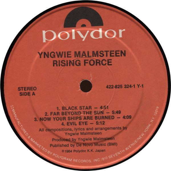 Yngwie J. Malmsteen* : Rising Force (LP, Album, Hau)