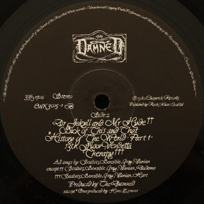 The Damned : The Black Album (2xLP, Album)