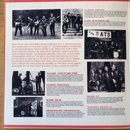 Various : German Measles Volume 1 - Flames Of Love: '60s Beat, Garage & R&B From Germany (LP, Comp, Gat)