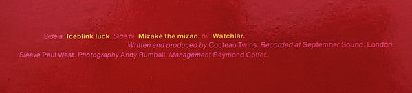 Cocteau Twins : Iceblink Luck (12", Single)