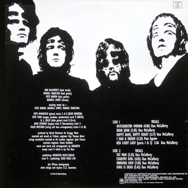 Nazareth (2) : Nazareth (LP, Album, RE)
