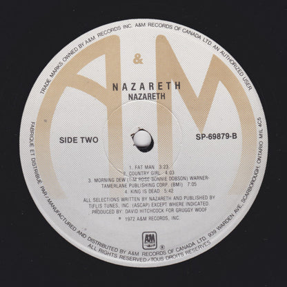 Nazareth (2) : Nazareth (LP, Album, RE)