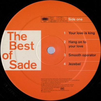 Sade : The Best Of Sade (2xLP, Comp)