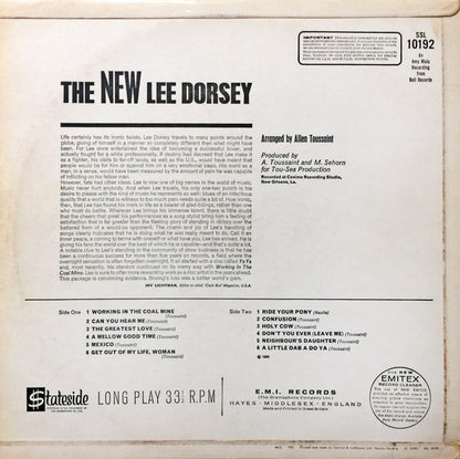 Lee Dorsey : The New Lee Dorsey (LP, Album)