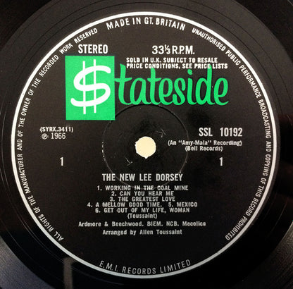 Lee Dorsey : The New Lee Dorsey (LP, Album)