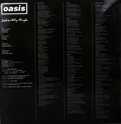 Oasis (2) : Definitely Maybe (2xLP, Album, Dam)