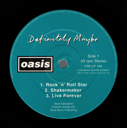 Oasis (2) : Definitely Maybe (2xLP, Album, Dam)