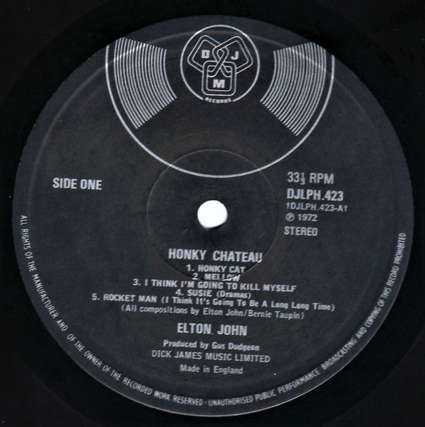 Elton John : Honky Château (LP, Album, RE)