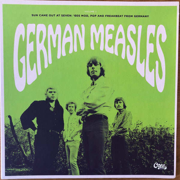Various : German Measles Volume 2 - Sun Came Out At Seven: '60s Mod, Pop And Freakbeat From Germany (LP, Comp, Gat)